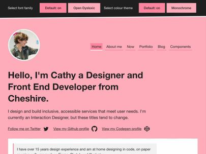 Screenshot of https://cathydutton.co.uk/