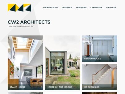 Screenshot of https://cw2architects.com/