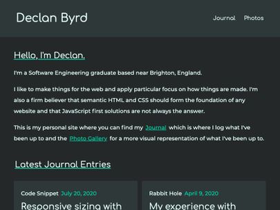 Screenshot of https://declanbyrd.co.uk/