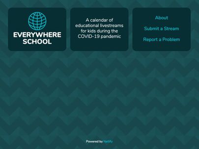 Screenshot of https://everywhereschool.live/