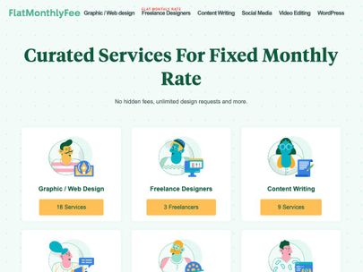 Screenshot of https://flatmonthlyfee.co/