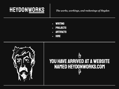 Screenshot of https://heydonworks.com/