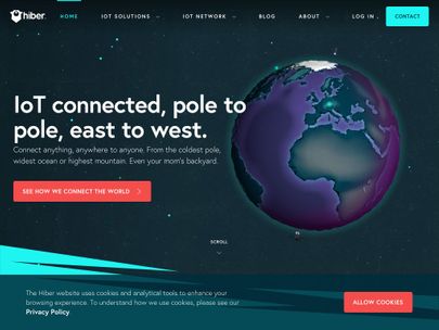 Screenshot of https://hiber.global/