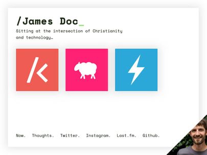 Screenshot of https://jamesdoc.com/