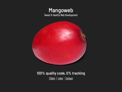 Screenshot of https://mangoweb.net/