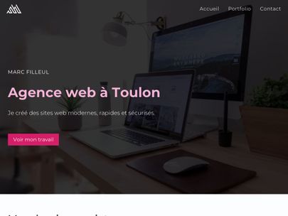 Screenshot of https://www.marcfilleul.fr/