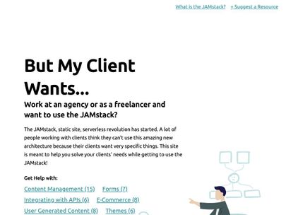 Screenshot of https://myclientwants.com/