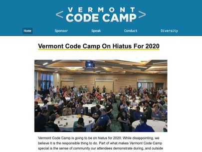 Screenshot of https://www.vtcodecamp.org/