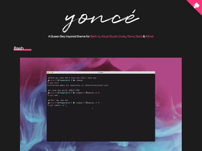 Screenshot of https://yoncetheme.com/